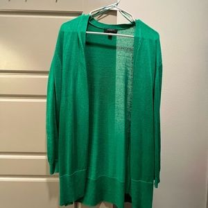 Ann Taylor Green Cardigan